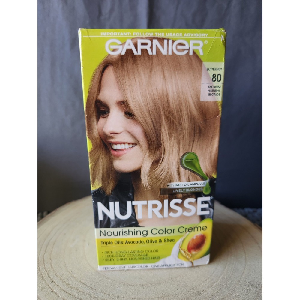 Garnier‎ Permanent Nourishing Color Creme 80 Medium Natural Blonde 1 Pack